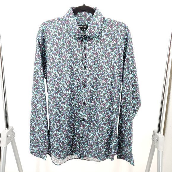 Men's Jared Lang 100% Cotton Button Shirt Patterned XL - Picture 1 of 16